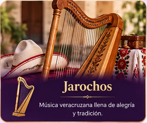 Son jarocho: Música tradicional jarocha para eventos especiales.