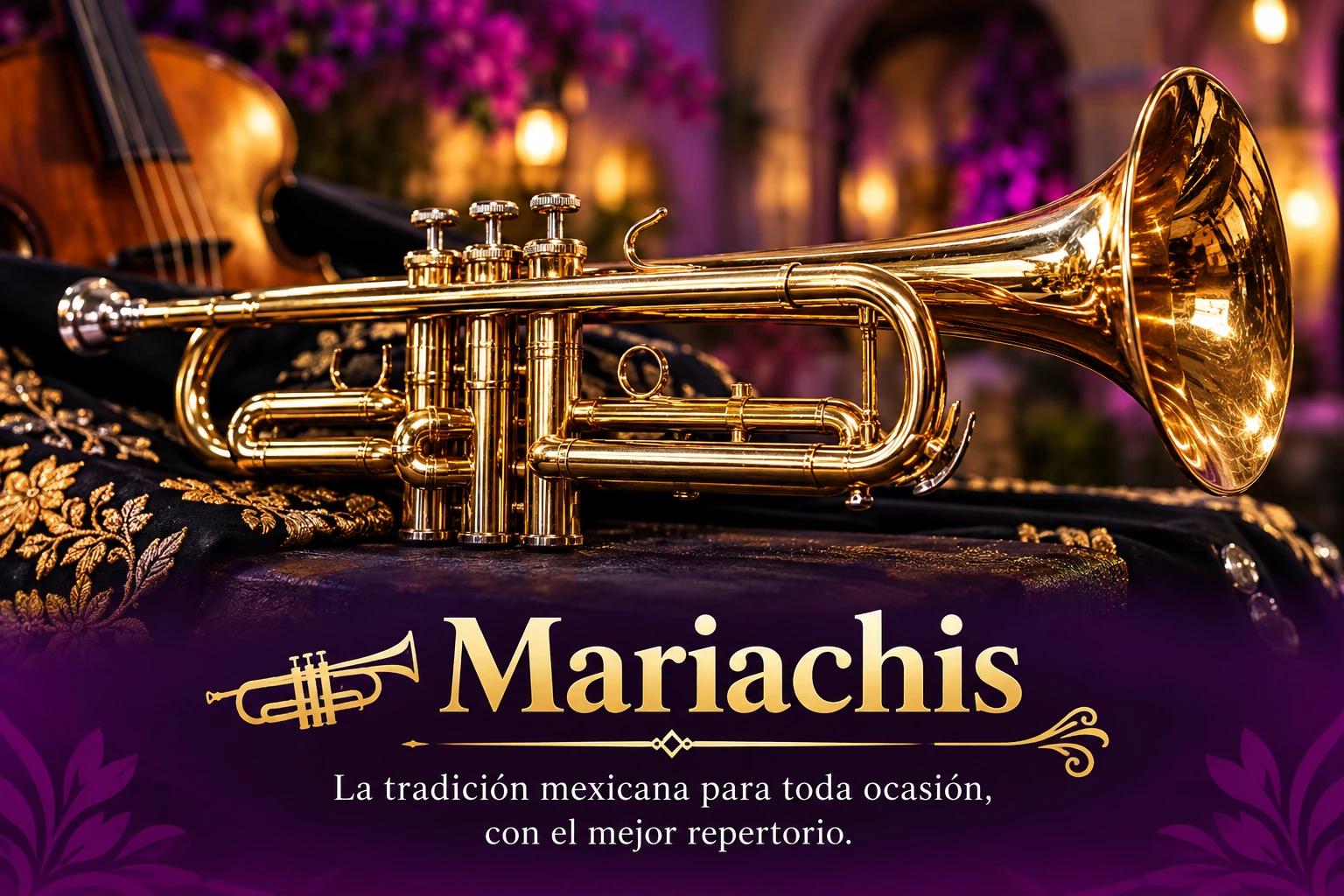 Mariachis: Música mexicana en vivo para serenatas, celebraciones y eventos.