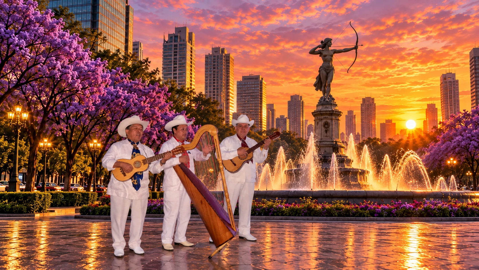 Músicos jarochos con música veracruzana en vivo